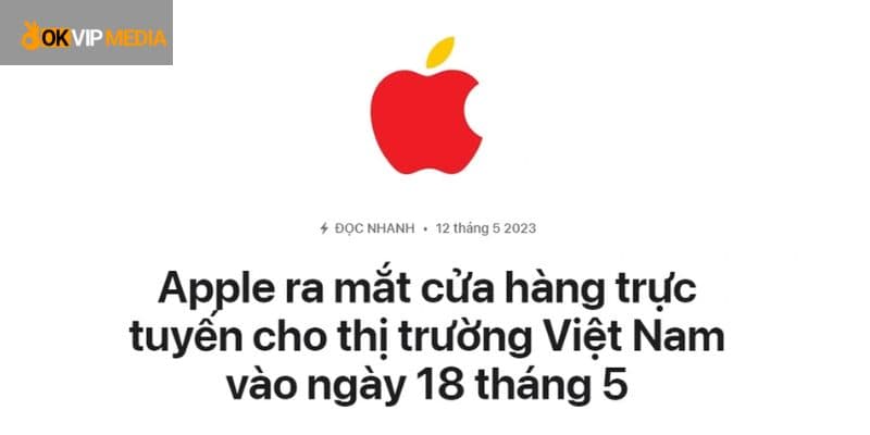 Apple Store xuất hiện lần đầu tại thị trường Việt Nam?