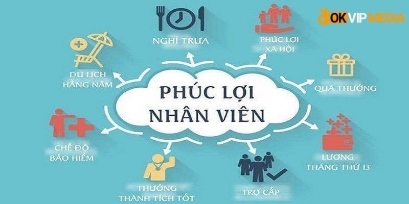 Phúc lợi đãi ngộ lương thưởng OKVIP MEDIA