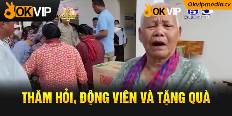 Thăm hỏi, động viên và tặng quà