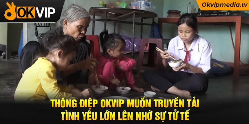 OKVIP cam kết trích 5% doanh thu để làm từ thiện tại Việt Nam mỗi năm