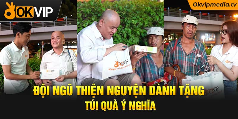 9: Đội ngũ thiện nguyện dành tặng túi quà ý nghĩa