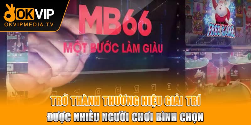  Trở thành thương hiệu giải trí được nhiều người chơi bình chọn