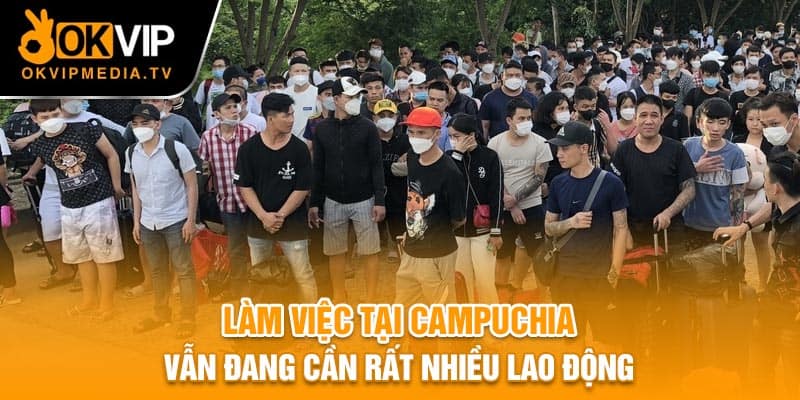 Làm việc tại Campuchia vẫn đang cần rất nhiều lao động