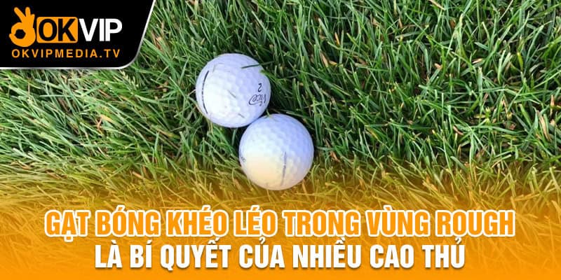 Gạt bóng khéo léo trong vùng rough là bí quyết của nhiều cao thủ