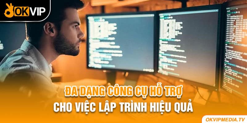 Đa dạng công cụ hỗ trợ cho việc lập trình hiệu quả