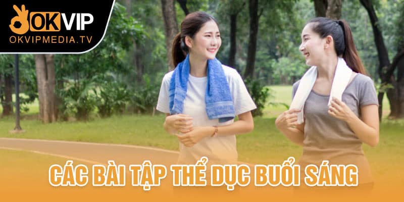 Các bài tập thể dục buổi sáng 