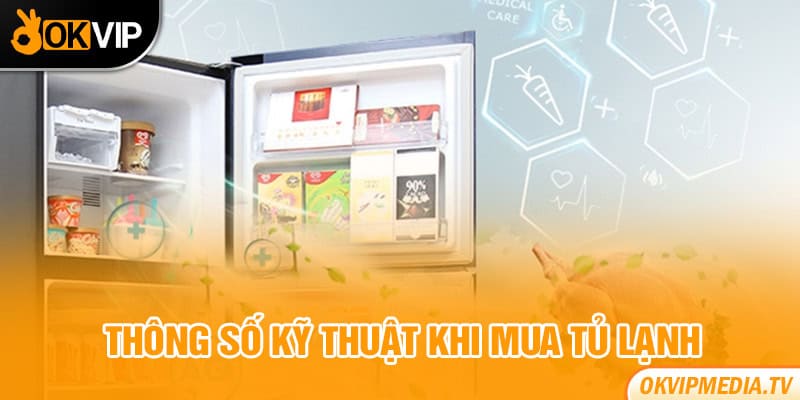 Thông số kỹ thuật khi mua tủ lạnh