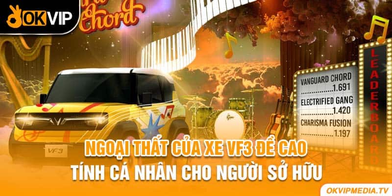 Ngoại thất của xe VF3 đề cao tính cá nhân cho người sở hữu