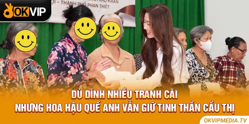 Dù dính nhiều tranh cãi nhưng hoa hậu Quế Anh vẫn giữ tinh thần cầu thị