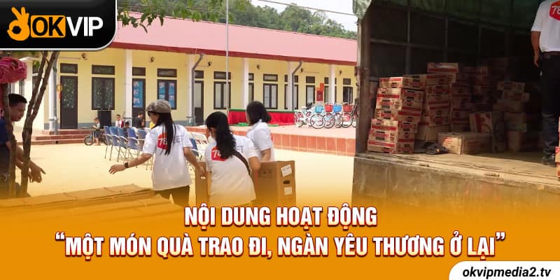 Một món quà trao đi, ngàn yêu thương ở lại